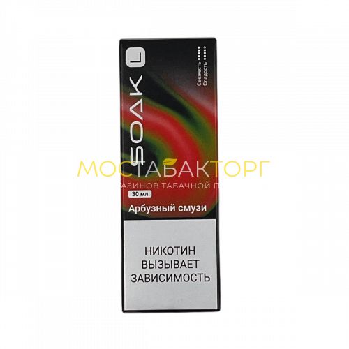 Жидкость Soak L Арбузный смузи 30 мл